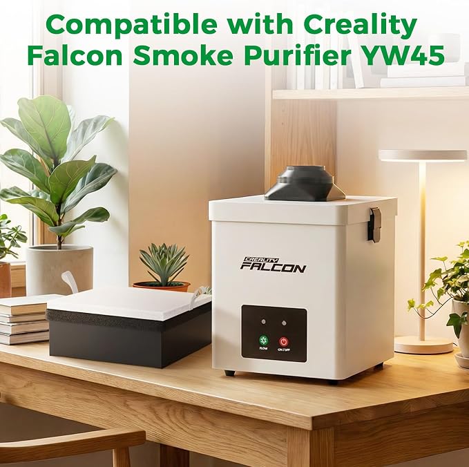 Creality Filter Replacement for Falcon Smoke Purifier YW45, 2 in 1 Activated - Image 5