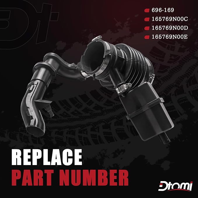 Engine Air Intake Hose w/Clamps, Air Cleaner to Engine Compatible - Image 2