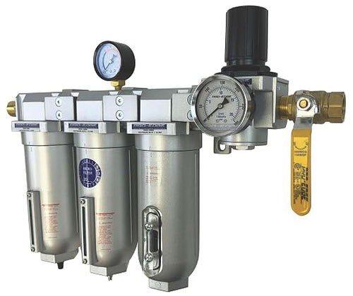 1" NPT Industrial Moisture Removing Particulate Filter and Oil Removing - Image 2