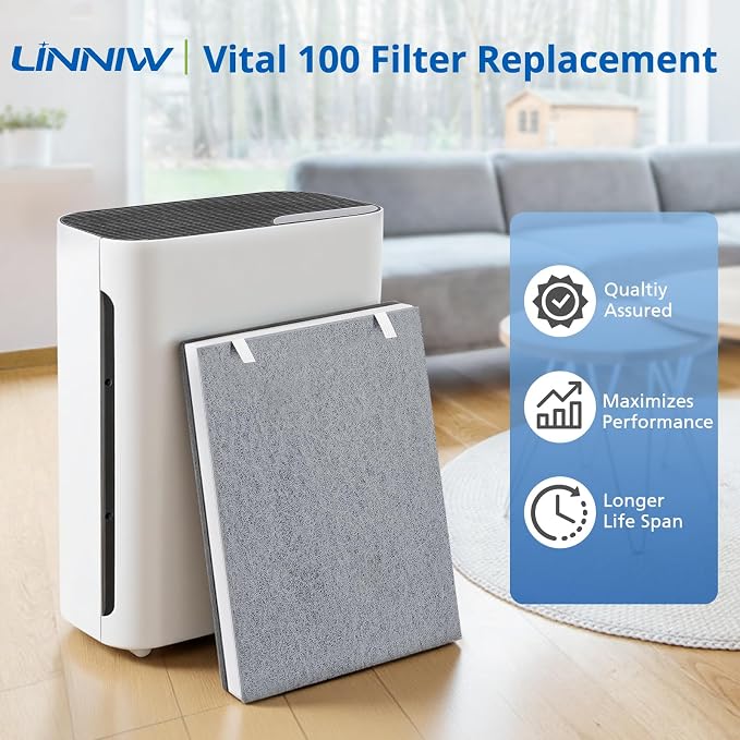 4 Pack Vital 100 Replacement Filter Compatible - Image 2