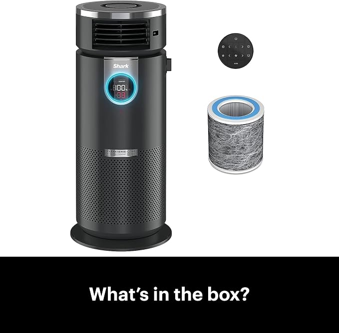 Shark HC451 3-in-1 Clean Sense Air Purifier, Heater & Fan, HEPA Filter - Image 15