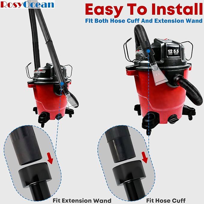 Universal Compatible with All Shop Vacs Extractor Attachment with 2-1/2" & - Image 4