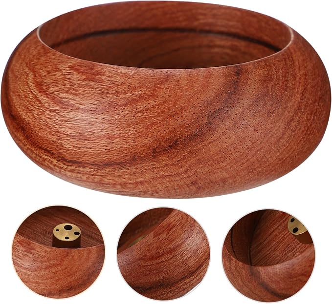 Solid Wood Incense Burner Decorative Tray - Image 3