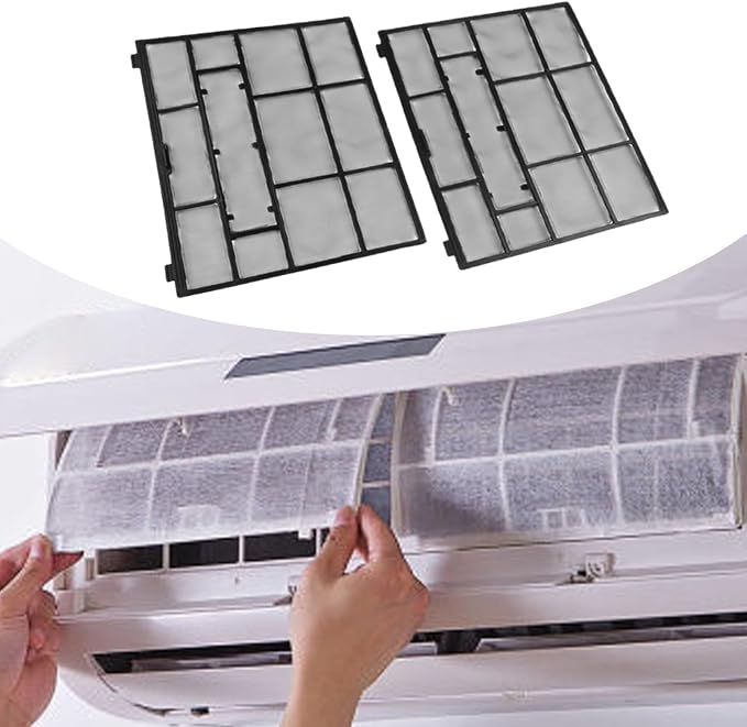2 Pack Air Conditioner Filter Accessories, Indoor Unit Hanging Dust Screen - Image 4