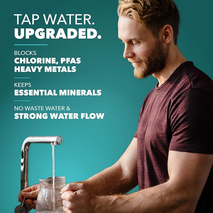 Under Sink Water Filter for Sink Faucet by CuZn, 5 Year Filtration Life - Image 3