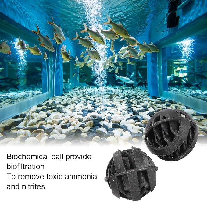 30 Pack Biofiltration Filter Balls, Removes and Nitrites, Reusable Plastic - Image 7