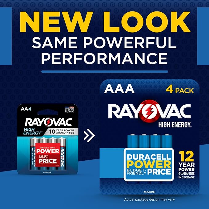Rayovac High Energy AAA Batteries, Alkaline Triple A Batteries - Image 7