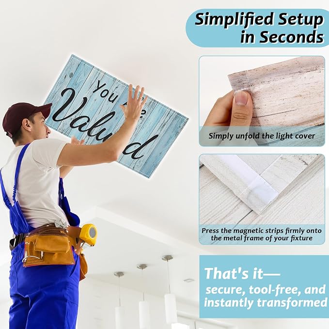 8 Pcs Fluorescent Light Covers - Image 5