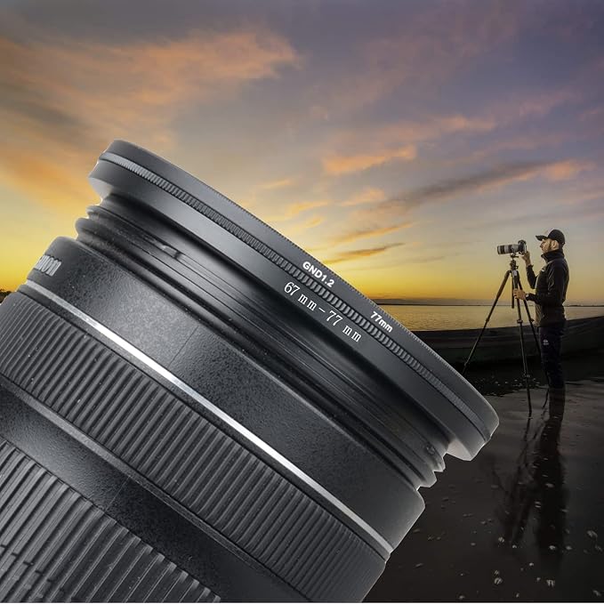 58mm to 37mm Step-Down Ring Filter Adapter, Metal Ring Step-Down Rings Adapter - Image 5
