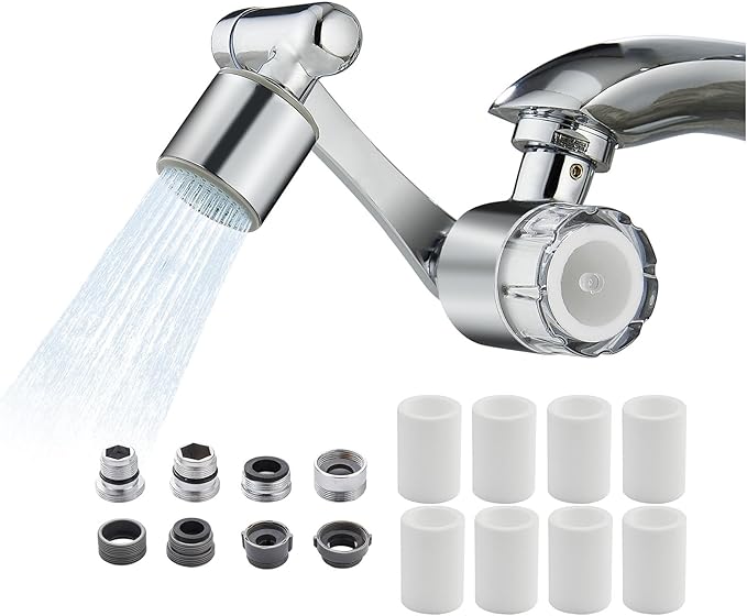 YYKBZ Water Filter For Sink Faucet Extender, 1080° Swivel Aerator, 2 Modes by Unknown