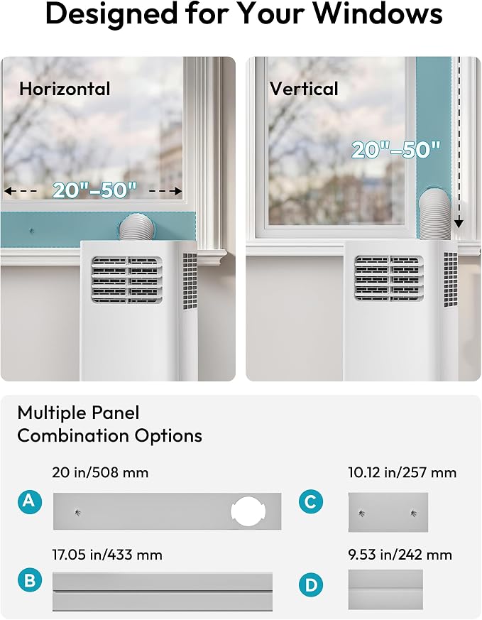 EUHOMY Portable Air Conditioners 14, 000 BTU, Smart 4-in-1 Portable AC Unit - Image 8