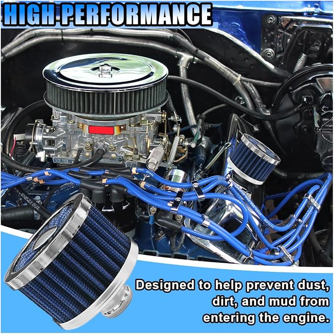 23mm Car Air Filter, 0.9'' High Flow Vent Valve Cover, Breather Filter - Image 4