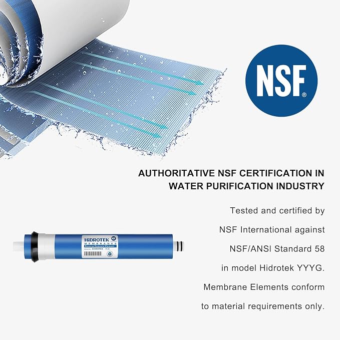 Geekpure Reverse Osmosis RO Membrane 50 GPD -NSF Certificated-Water Filter - Image 2