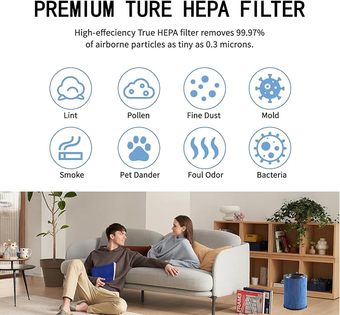 VF5000 Filter Compatible for Shop Vac 6-20 Gallon Wet Dry Vacuum Cleaner - Image 2
