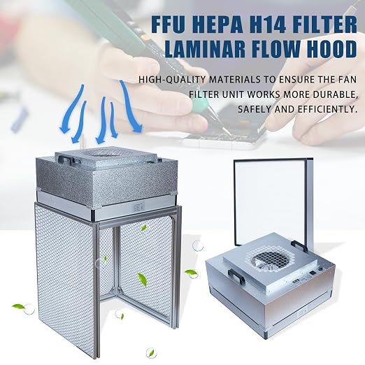 FAFAGLGL， FFU， HEPA H14-Filter Laminar Flow Hood ，Updated FanFilter - Image 2