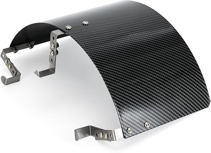PTNHZ Universal Stainless Steel Air Intake Filter Cover Heat Shield Fits by PTNHZ+RACING