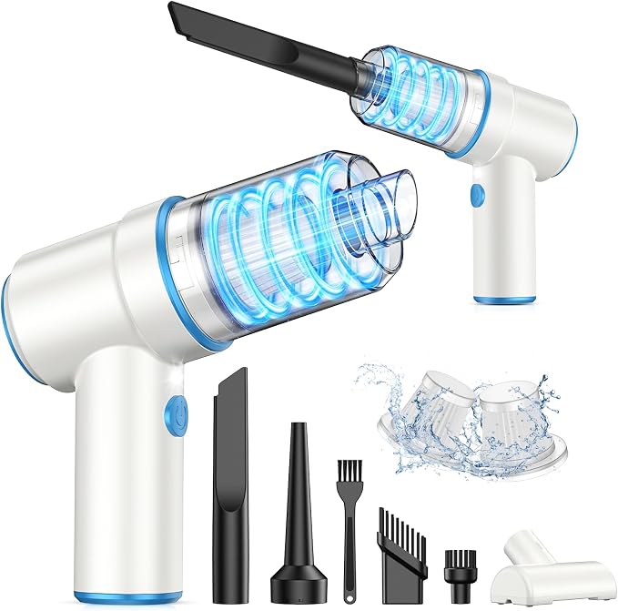 KMM Handheld Car Vacuum Cleaner, 9000PA Vacuum Cleaner & Air Duster, 120W High by KMM