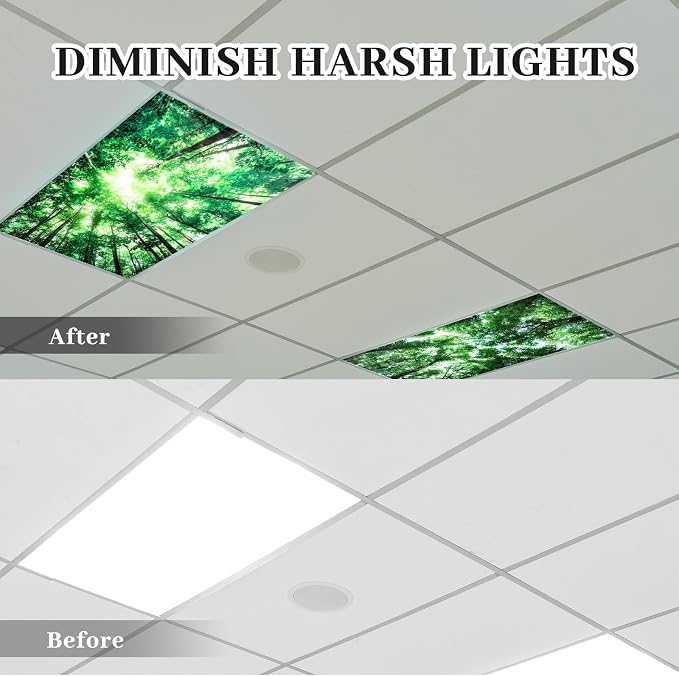 ROCEEI 4 Pcs Fluorescent Light Covers - Image 3