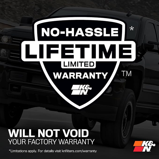 K&N Cold Air Intake System: High-Flow Air-Filter, Increase Performance & - Image 9