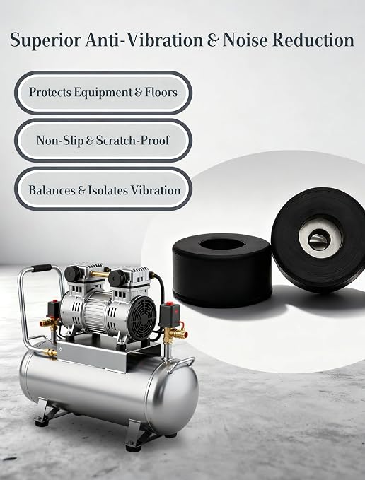 Anti Vibration Rubber Feet, Mechanical Vibration Damping Pads & Bumpers - Image 2