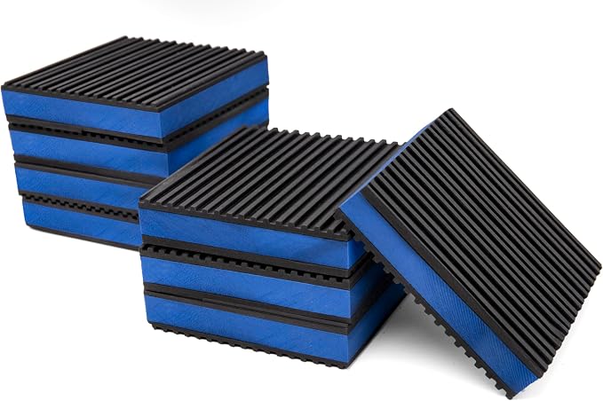 8-Pack Anti Vibration Pads, EVA Rubber Isolation Mats, Heavy Duty Vibration - Image 8