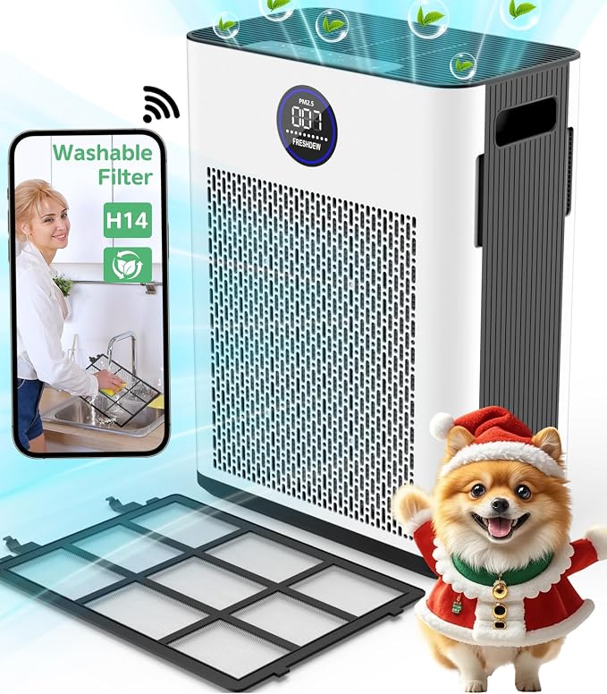 FRESHDEW Air Purifier for Home Up to 2300ft² by FRESHDEW