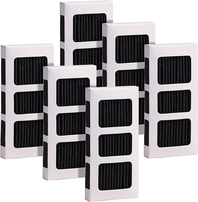 6 Pack Refrigerator Air Filter Replacement by Bouwald
