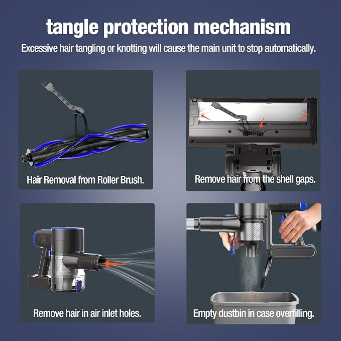 Cordless Vacuum Cleaner, Power Suction Stick Vacuum Cleaners - Image 6