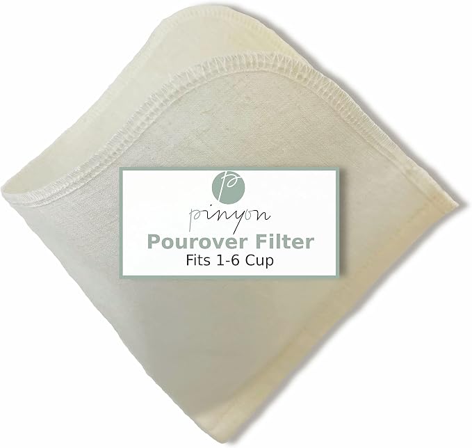 Pour Over Reusable Cloth Coffee Filter by Pinyon+Products