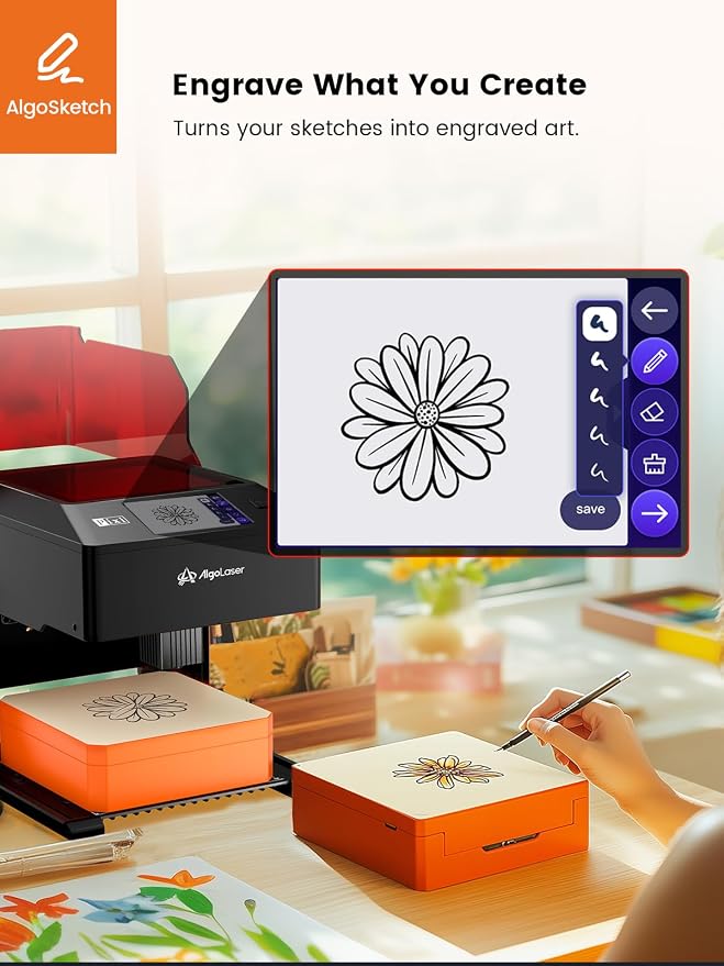 AlgoLaser 5W Smart Laser Engraver Machine: Portable Laser Engraver - Image 14