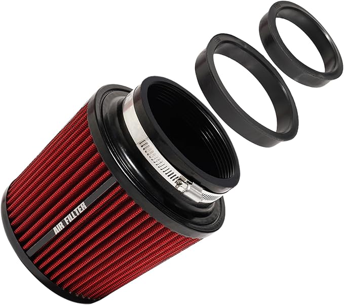 3" 3.5" 4" Inlet Car Replacement Cold Air Intake Filter 76mm 89mm 102mm 3 Sizes by Unknown