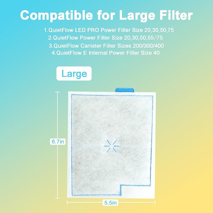 16Pack Large Filter Cartridges Replacement Compatible - Image 3