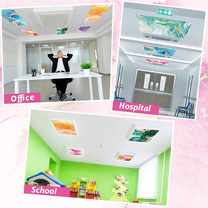 8 Pcs Fluorescent Light Covers - Image 5