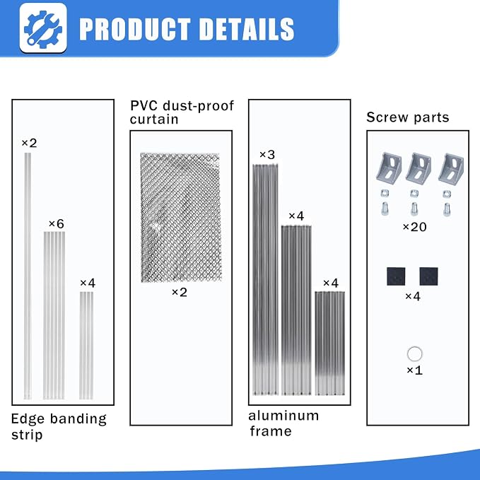 FFU HEPA H14 Filter Laminar Flow Hood clean bench bracket, Use - Image 3