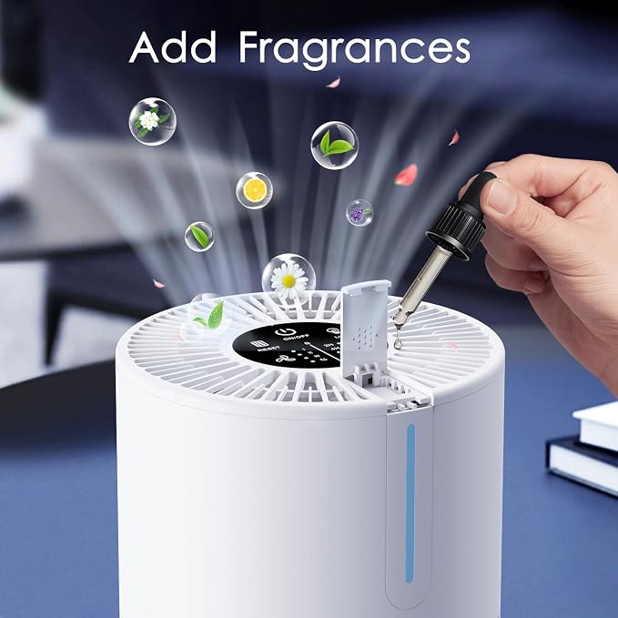 Air Purifiers for Bedroom Home 430 Sq.Ft, MOOKA H13 HEPA Filter Small Portable - Image 4
