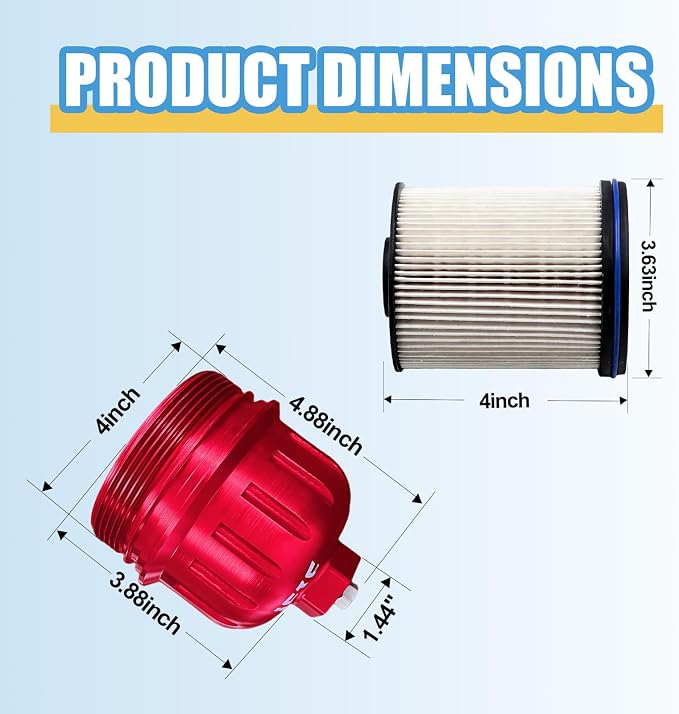 iFJF TP1015 Fuel Filter and 134001 Housing Cap Replacement - Image 3