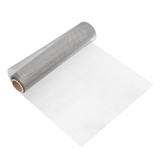 uxcell 20 Mesh 118" x 12" Woven Wire Mesh, 304 Stainless Steel Air Vent Filter by uxcell