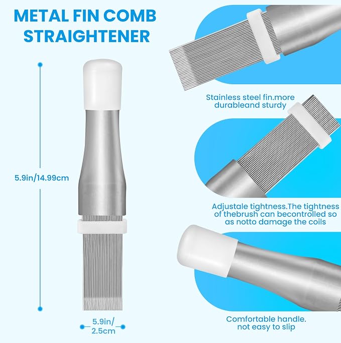 10PCS Air Conditioner Fin Comb Cleaner kit AC Coil Cleaning Brush 5 Different - Image 5