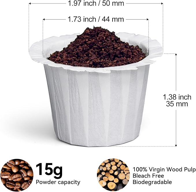 100 Count Fanativita K Cup Coffee Filters Disposable - Image 3