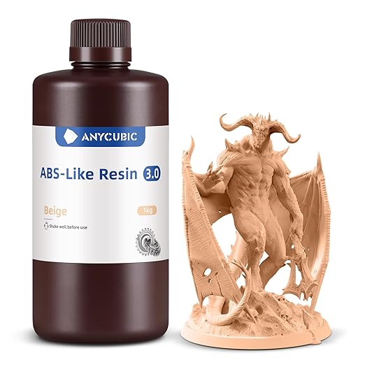 ANYCUBIC ABS-Like Resin 3.0, Upgraded 14K 3D Printer Resin by ANYCUBIC