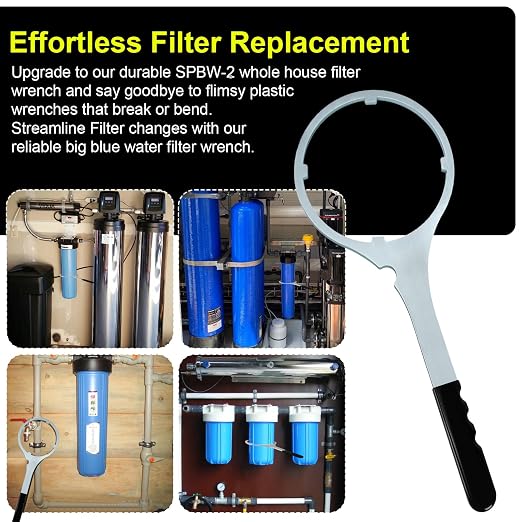 Whole House Water Filter Wrench 6.29 in, Compatible - Image 7