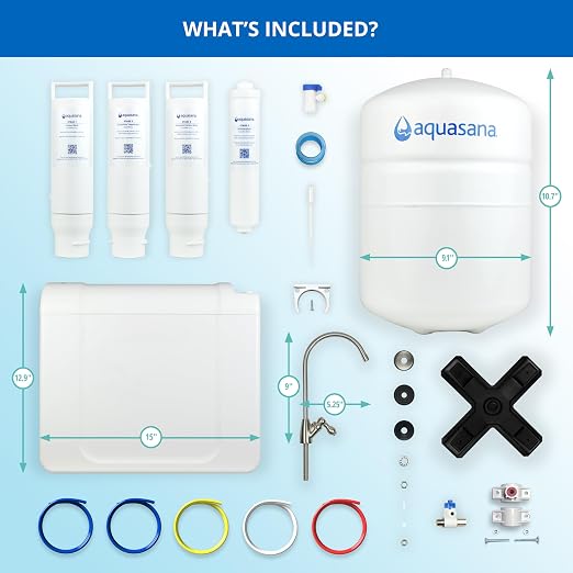 Aquasana SmartFlow® Reverse Osmosis Water Filter | RO Under Sink System | WQA - Image 7