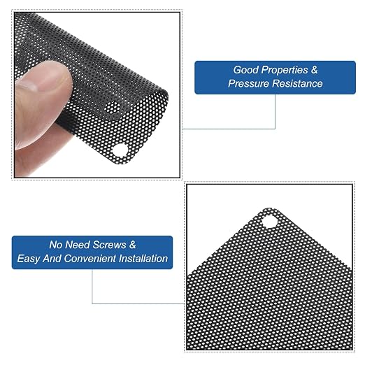 MECCANIXITY 20PCS PC Dust Filter, 50mmx50mm PVC Computer Case Cooler Dustproof - Image 4
