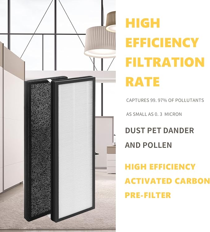 2 Packs True HEPA Replacement Filters Compatible - Image 5