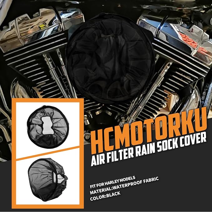 Air Filter Rain Sock Cover Dustproof Waterproof Air Filter Protective Cover Fit - Image 2
