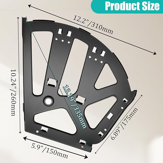 Litoexpe 3 Layers Black Shoes Drawer Cabinet Hinges, Stainless Steel Shoe - Image 2