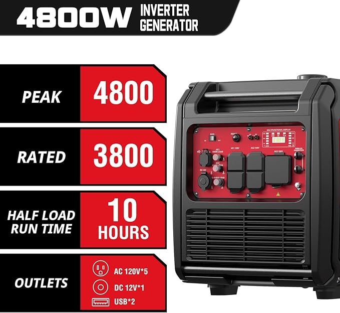 PowerSmart 4800-Watt Portable Inverter Generator - Image 2