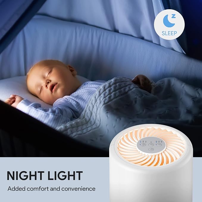 Air Purifiers for Bedroom, FULMINARE H13 True HEPA Air Filter, Quiet Air Cleaner - Image 8