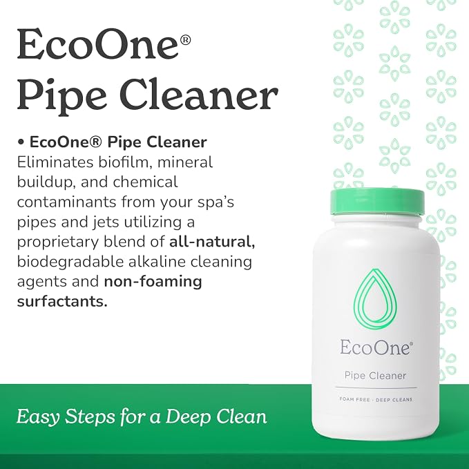 Pipe Cleaner by EcoOne | All-Natural Spa & Hot Tub Pipe and Jet Cleaner | Hot - Image 2