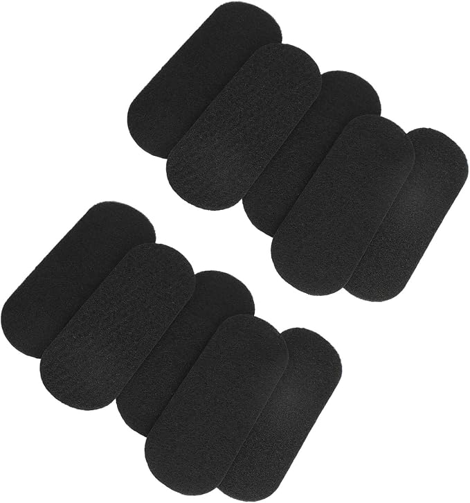KIMISS 10pcs Ceiling Fan Filters, Coconut Shell Carbon Filter, Easy Stick - Image 5